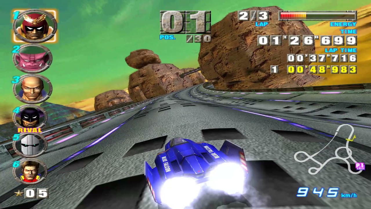 F-Zero GX (GC) walkthrough - Sand Ocean