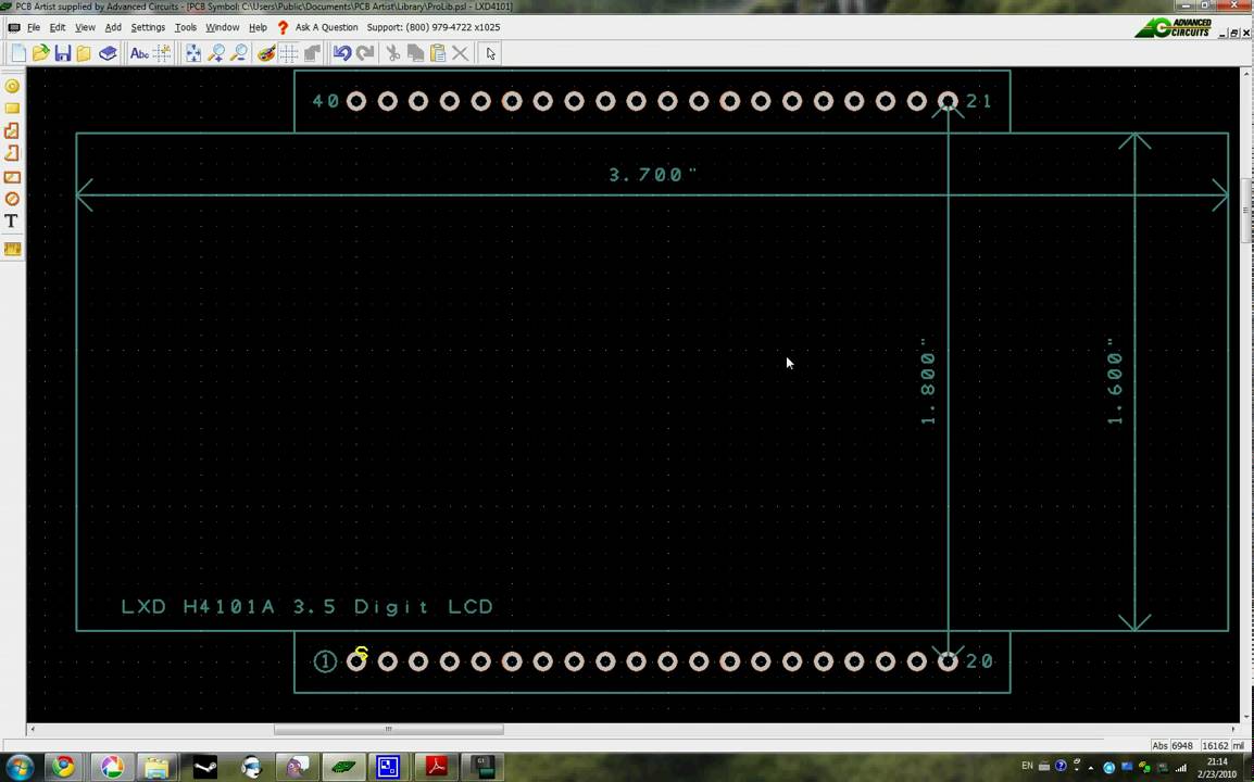 PCB Artist: Creating a Footprint