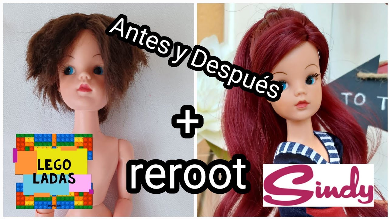 Sindy restauración DIY + reroot muñeca paso a paso