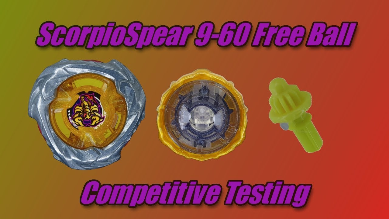 ScorpioSpear 9-60 Free Ball Competitive Testing | Beyblade X
