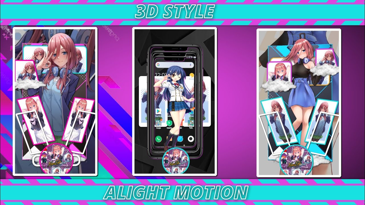 PRESET ALIGHT MOTION 3D ANIME||DJ CLOSE YOUR EYE X DJ GANI GANI FULL BEAT