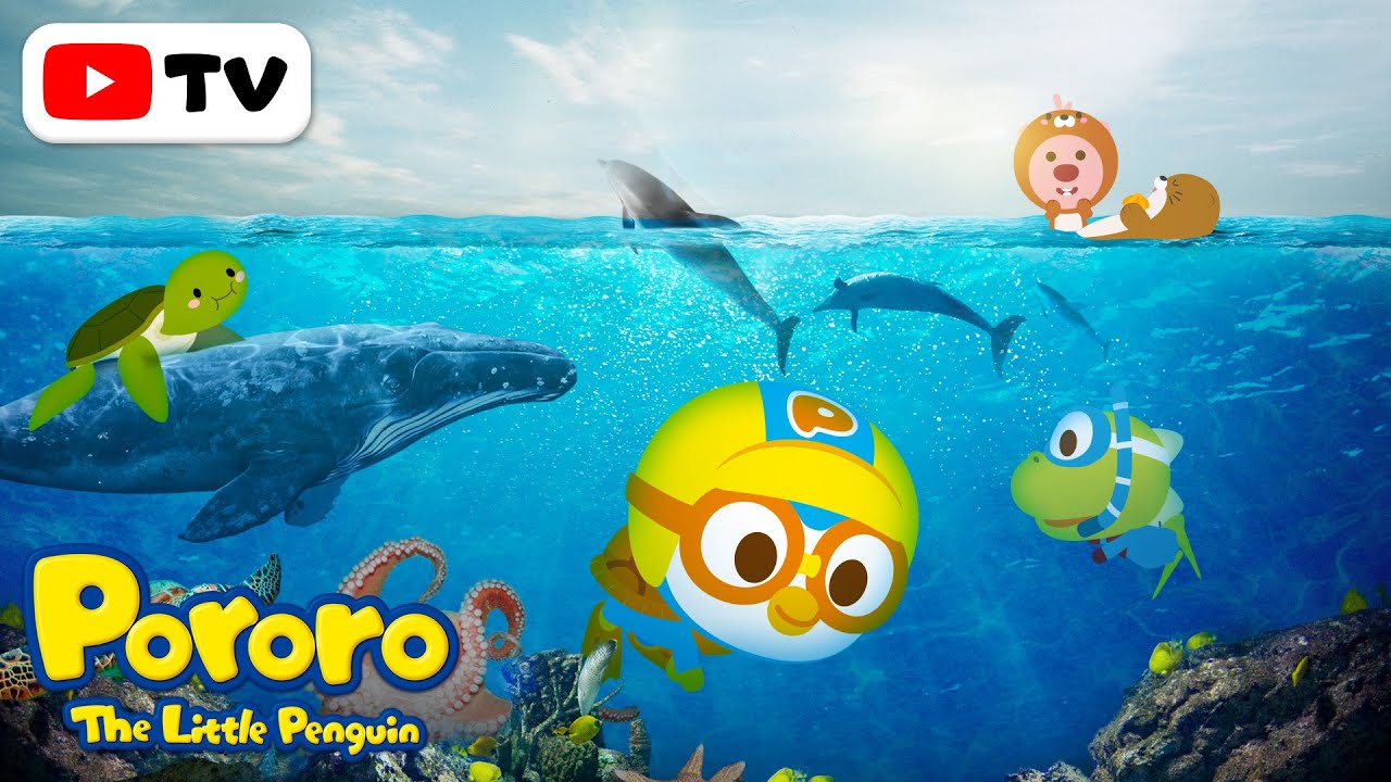Pororo Bahasa Indonesia | Lagu Hewan Laut | Lagu anak anak | Pororo Si Penguin Kencil