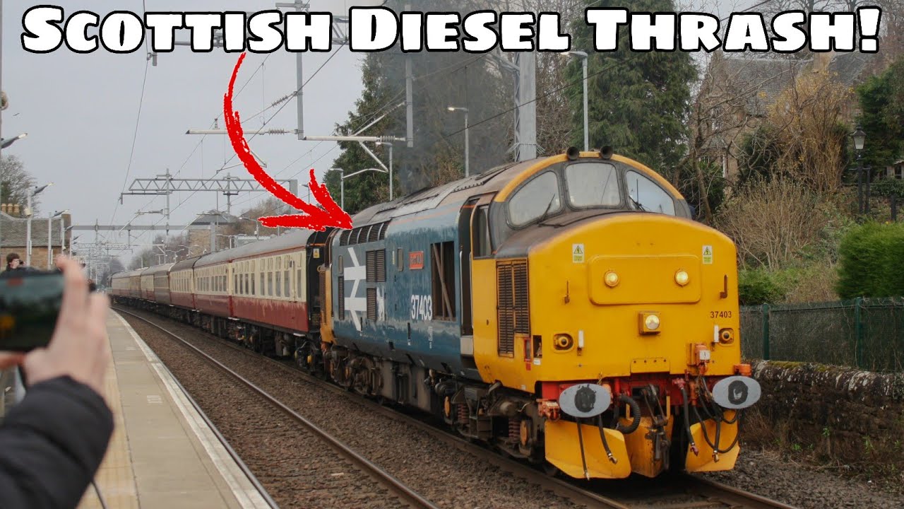 UK Diesel Thrash Compilation - Classic Locomotives at Full Power!