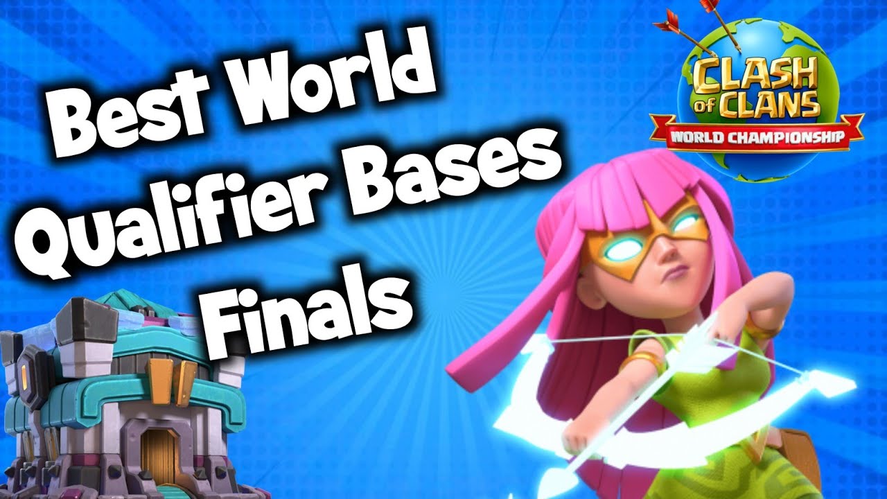 Top 10 Th13 Bases from World Championship Qualifier #6 Finals | Th13 War Base and CWL Base with Link