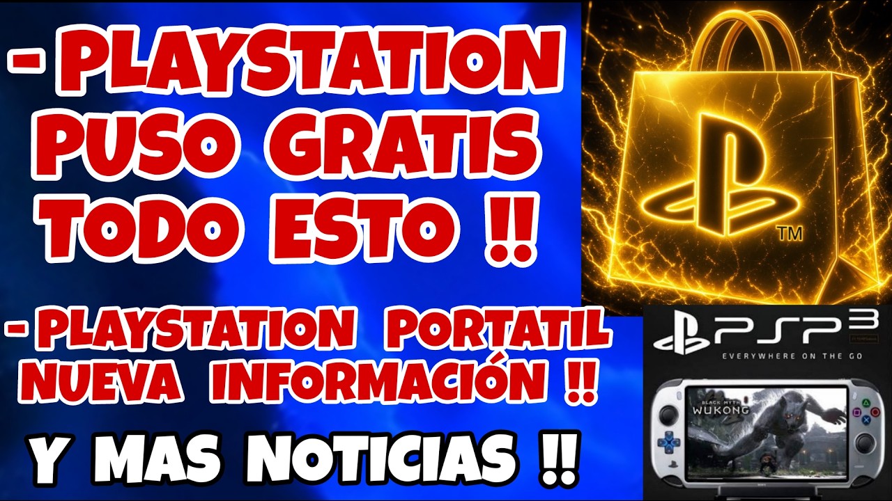 PLAYSTATION DIO GRATIS TODO ESTO EN PS STORE !| NUEVA INFORMACI&Oacute;N DE PLAYSTATION PORTATIL Y MAS PS5 