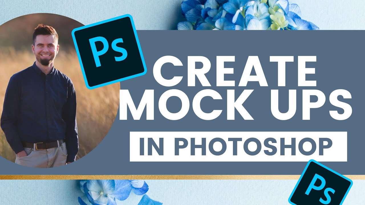 Как создать макет вашего дизайна в Photoshop | Как создать макет ваших цифровых продуктов и пригл...