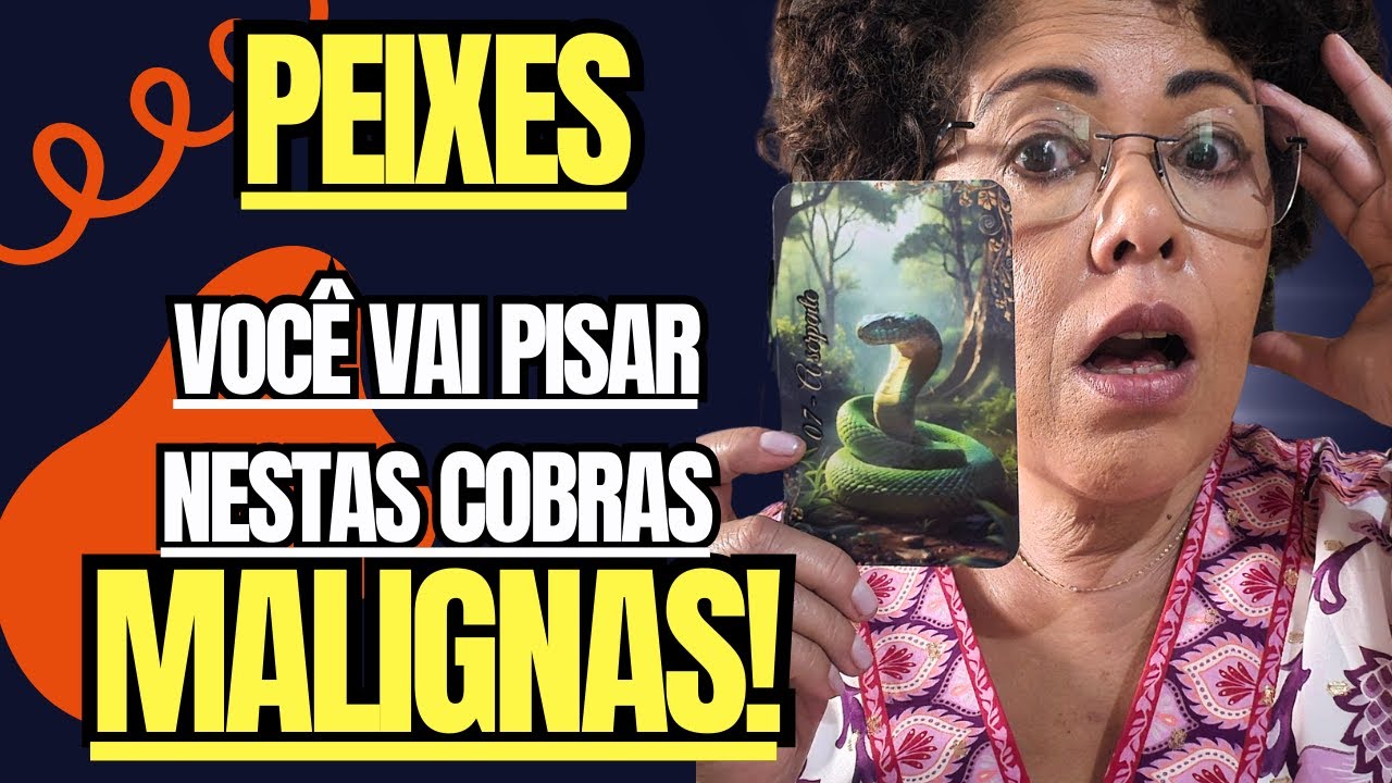 PEIXES - FEV/26 MEU DEUS! VOCÊ ELIMINARÁ ESSA SERPENTE VENENOSA (Oração de São Bento) #2026
