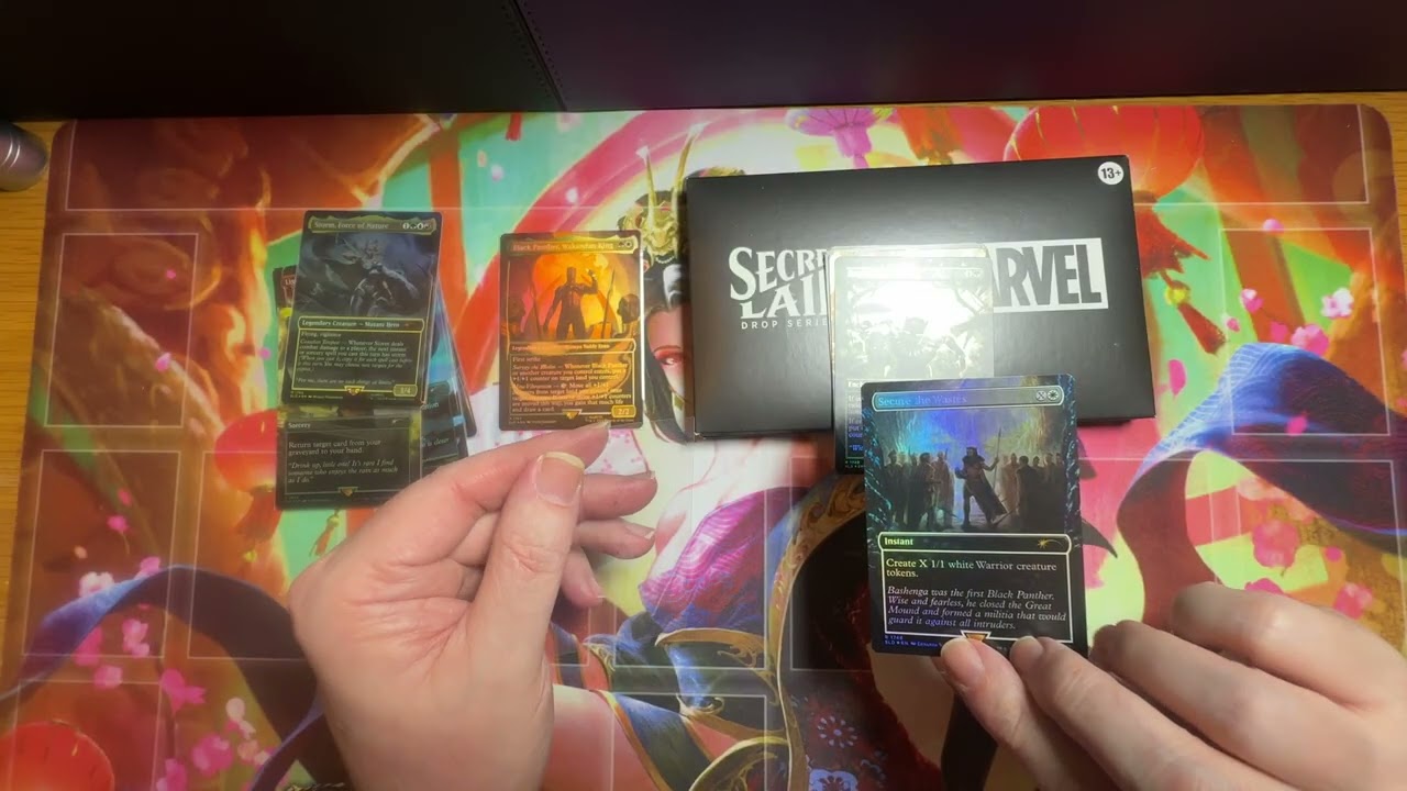 Распаковка набора MTG Secret Lair Marvel THE ASTONISHING FOIL #mtg #tcg #marvel