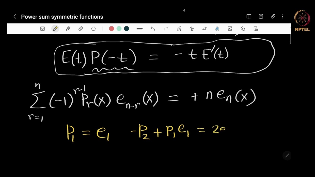 The power sum symmetric functions