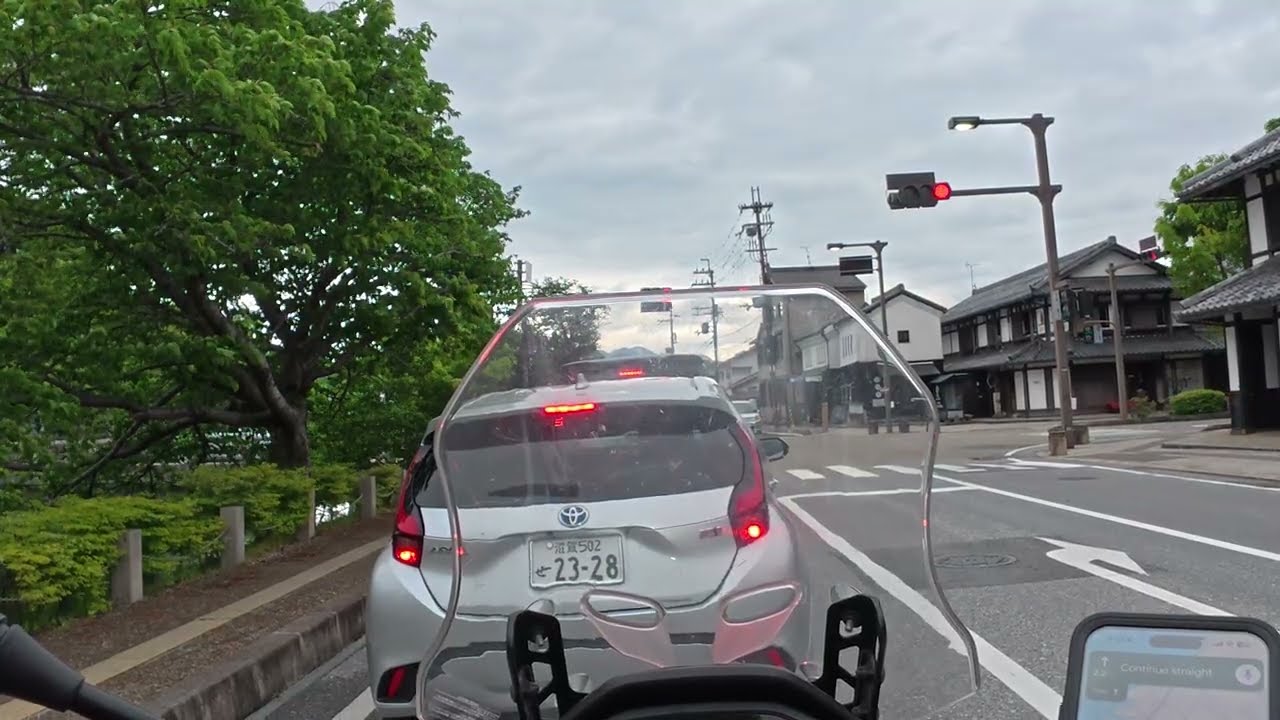 Japan Motorcycle Trip Day Nine The Lake Biwa Bench to Oshima Camping Ground Uncut 4K Part 1