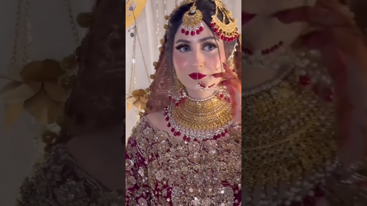 beautiful pakistani bride look #shorts #youtubeshorts #viralvideo