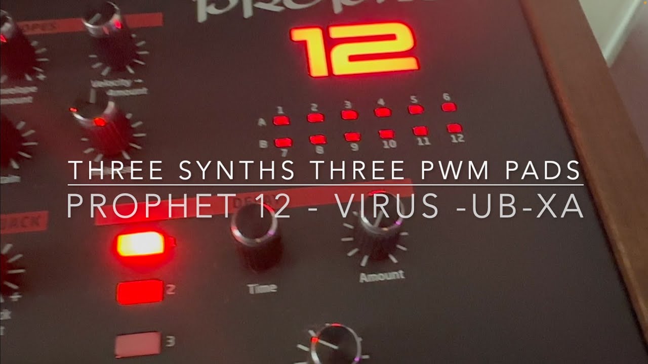 Prophet 12 - Virus - UB-Xa ... PWM Pad Comparison