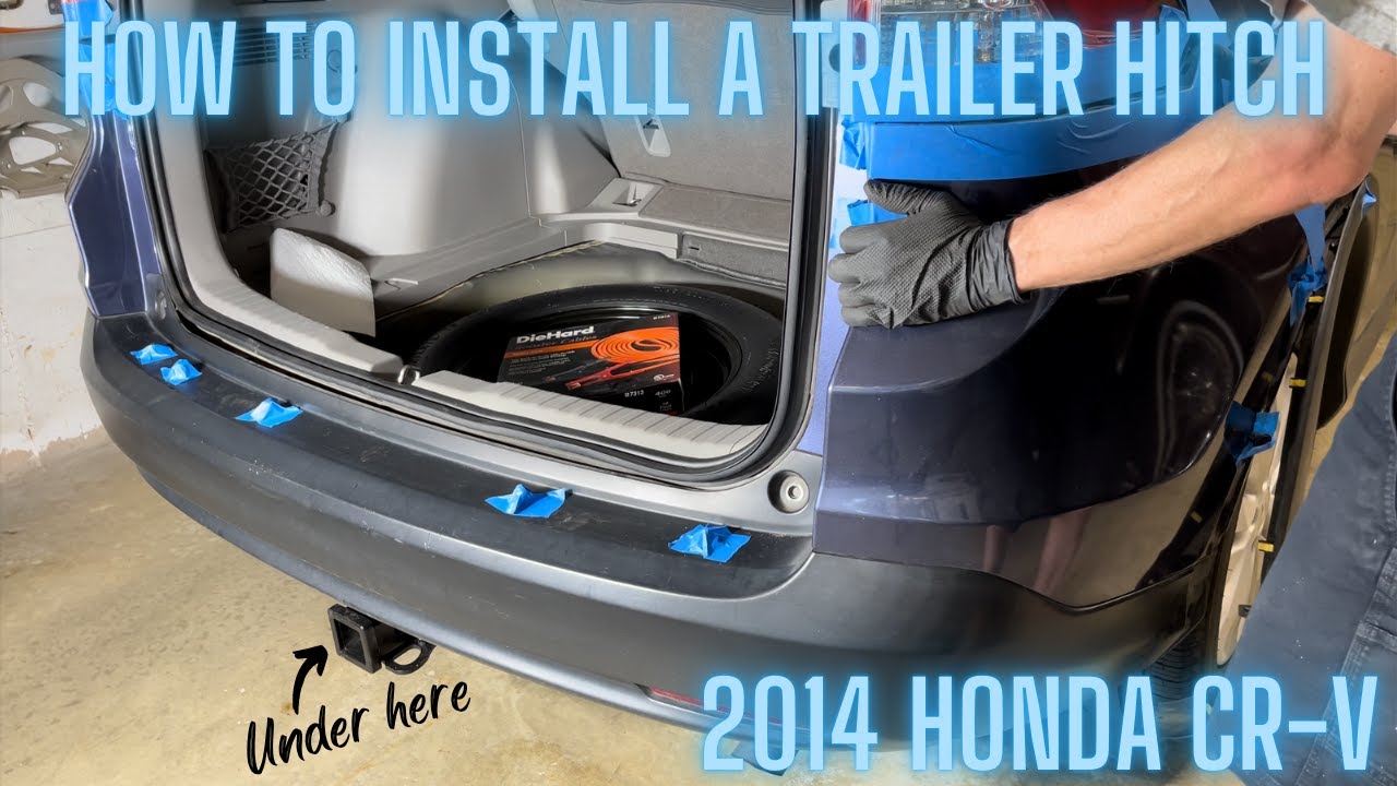 How to Install a trailer hitch on 2014 Honda CR-V