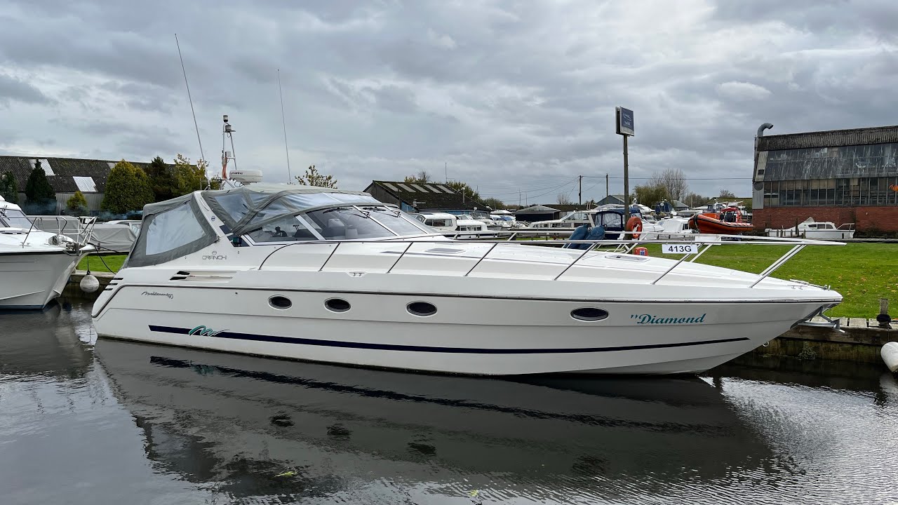Cranchi Mediterranee 40 ‘Diamond’ for sale at Norfolk Yacht Agency