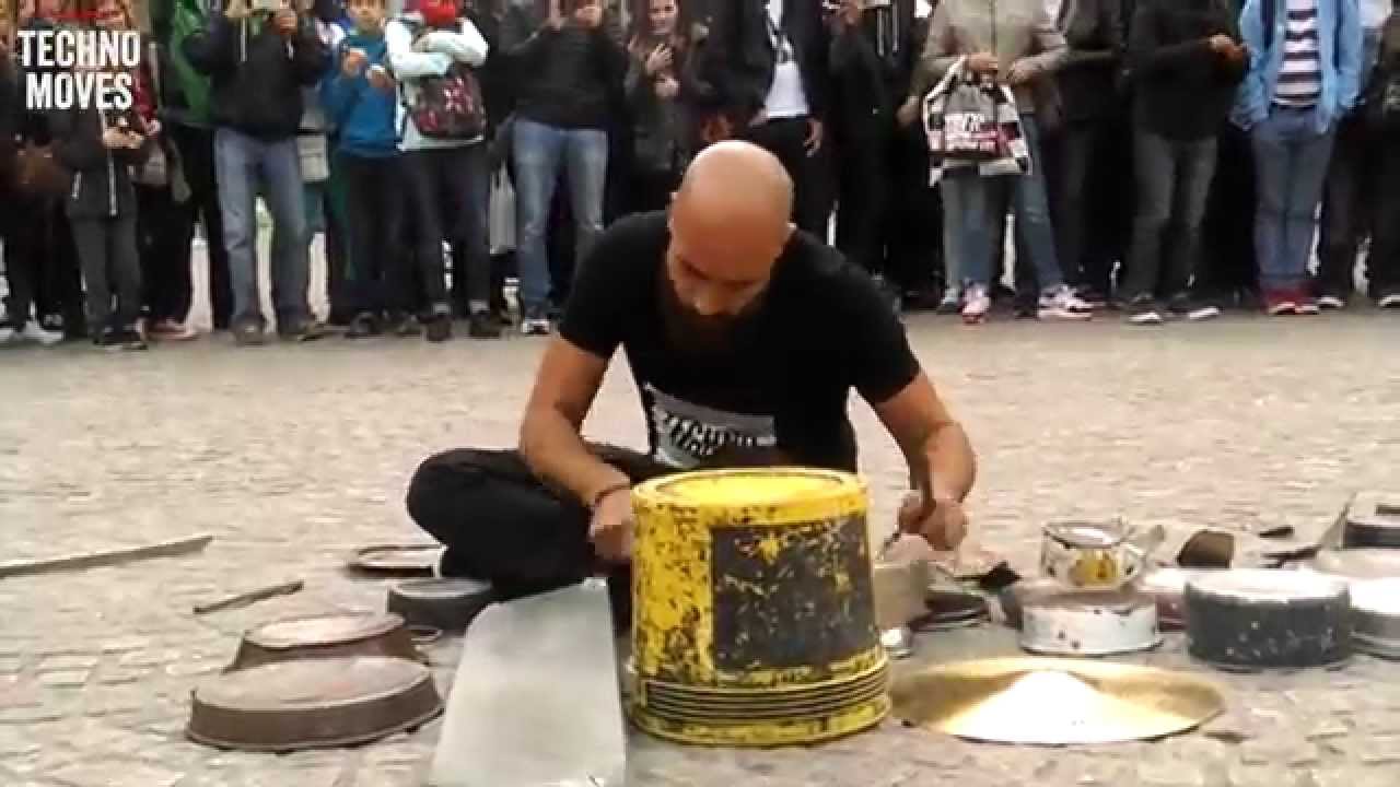 Dario Rossi - Techno Street Drummer