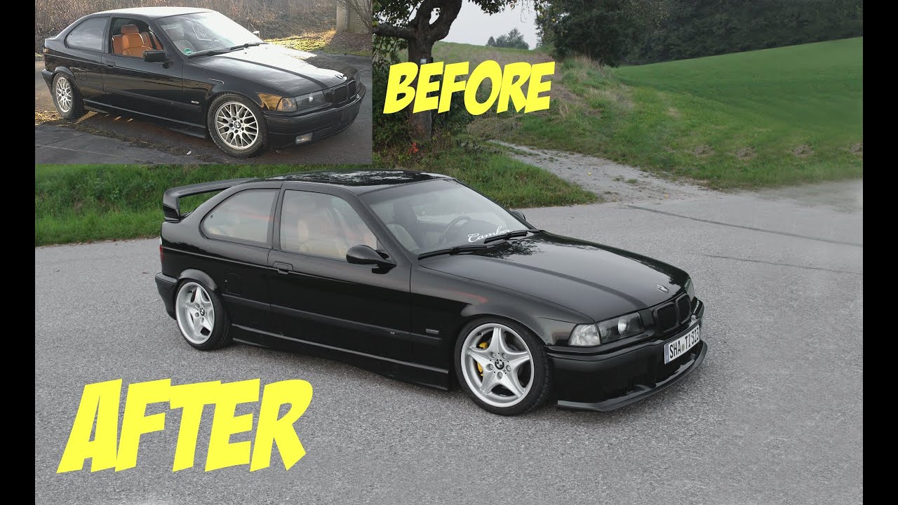 building an E36 323ti Compact in 10 minutes