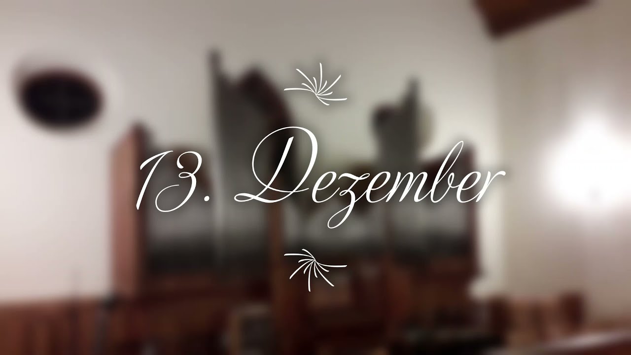 Adventskalender 2021 - Türchen Nummer 13 