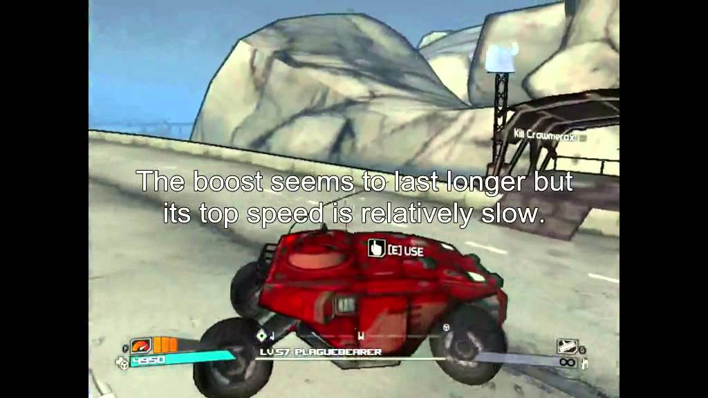 Borderlands vs Borderlands 2 vs Pre Sequel: The Vehicles