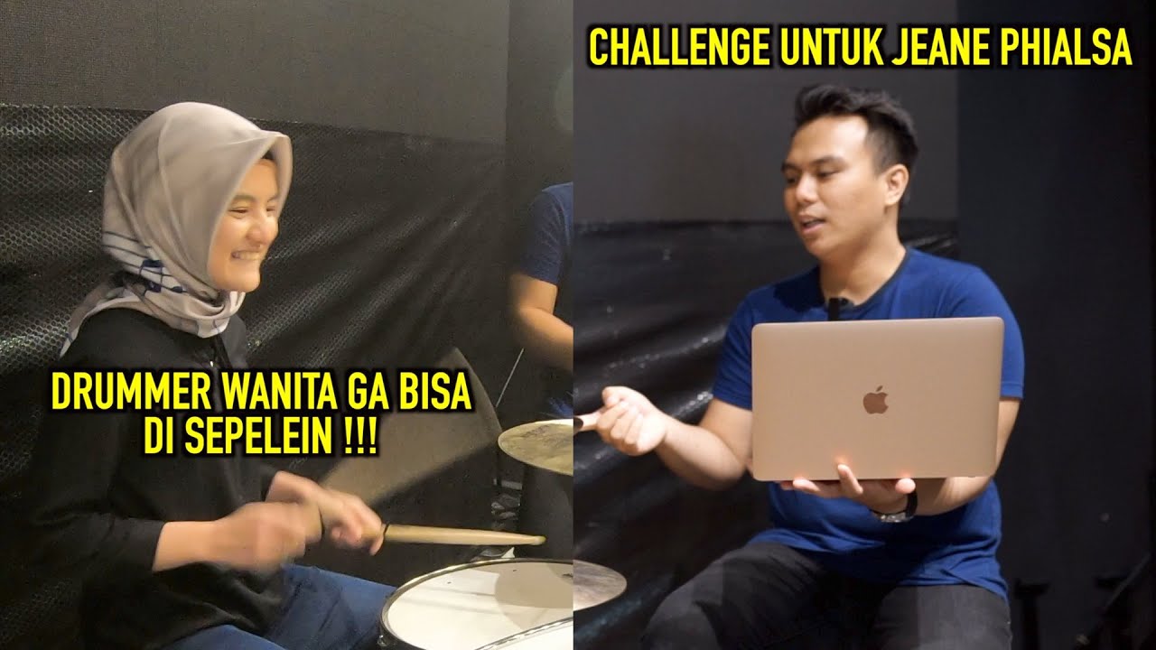 CHALLENGE DRUMMER WANITA INI.. JAGO BANGET YAA..