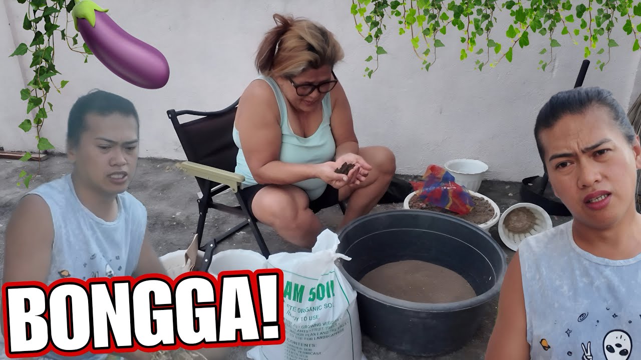 Nagtanim ng mga gulay si mama! (Mukhang balak nang maging Caviteña ni madir! Haha) 😅