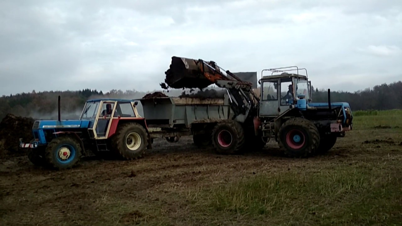 ZETOR 12045 - Rozmetání hnoje / Spreading Manure