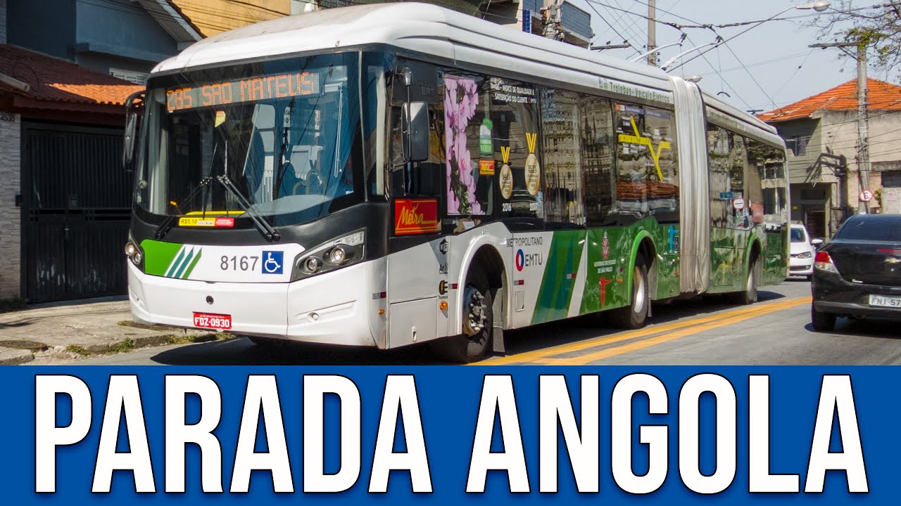 Parada Angola (Rua Oratório) - Movimentação de Ônibus #525