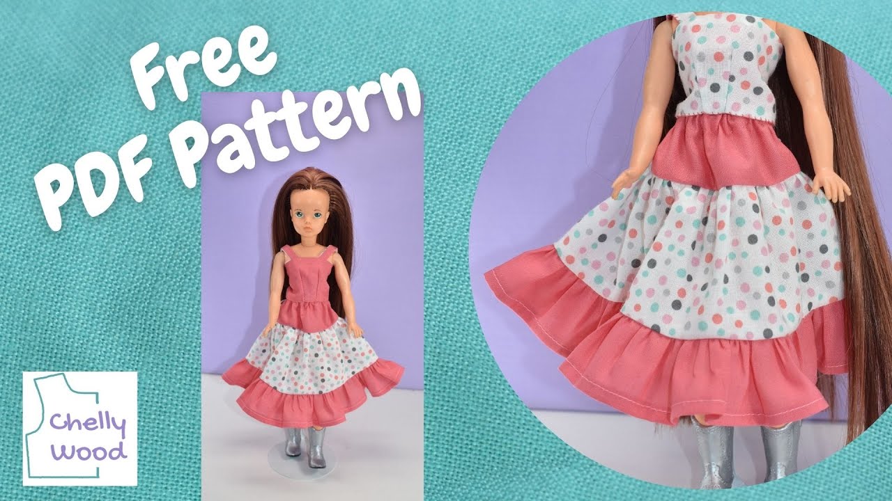 Free Doll Clothes Patterns: How to Make a Pretty Vintage Doll Skirt with Ruffles