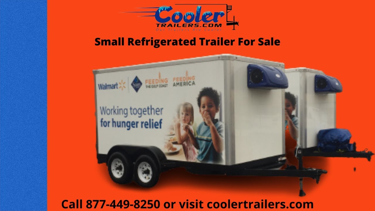Small Refrigerated Trailer For Sale- Cooler Trailers- Pull Behind Freezer
