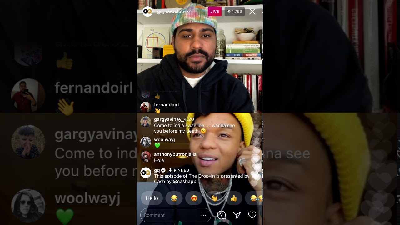 GQ With Swae Lee Instagram Live December 22, 2020