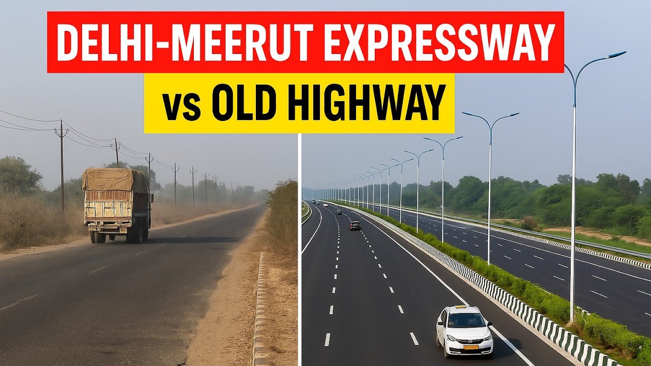 सिर्फ 45 मिनट में दिल्ली से मेरठ |  #delhincr  #meerut  #InfrastructureIndia #facts #highway