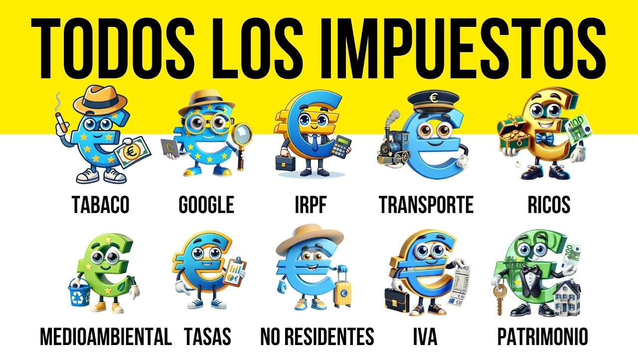 Los IMPUESTOS de ESPAÑA explicados en 10 Minutos
