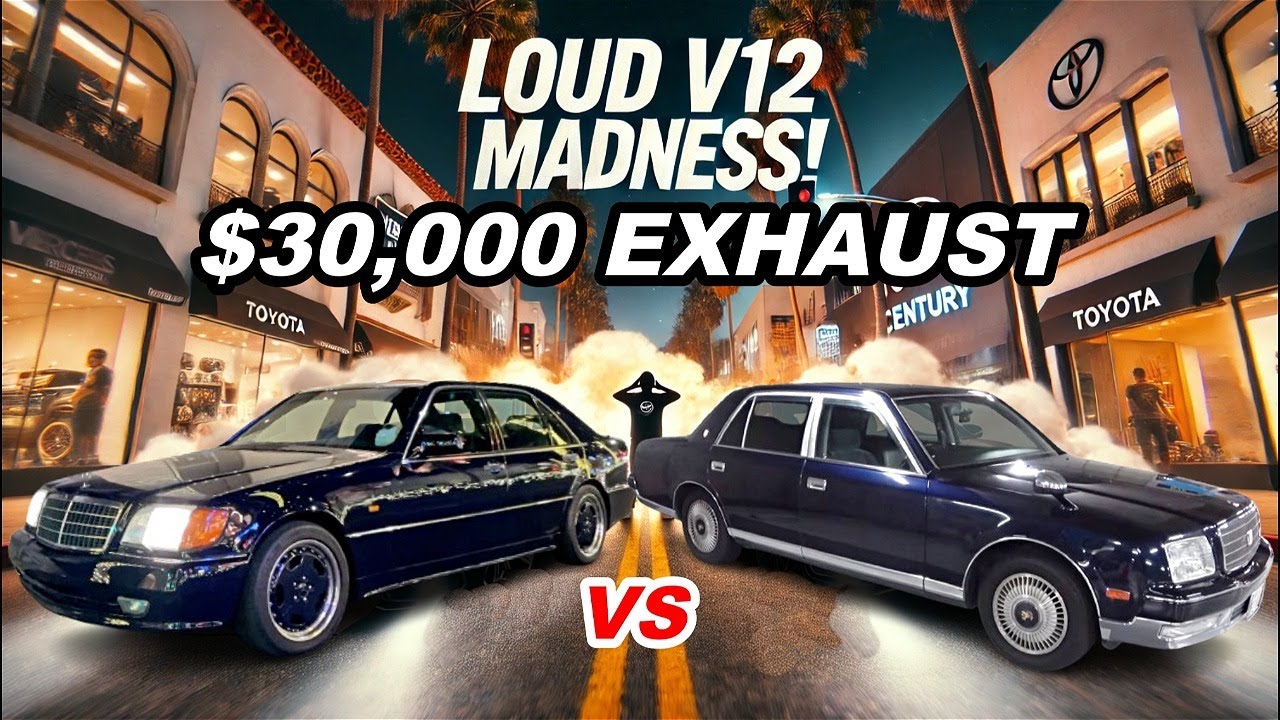 PISSING PEOPLE OFF WITH EFFSPOT'S TWO LOUD STRAIGHT PIPE $30,000 V12 EXHAUST!
