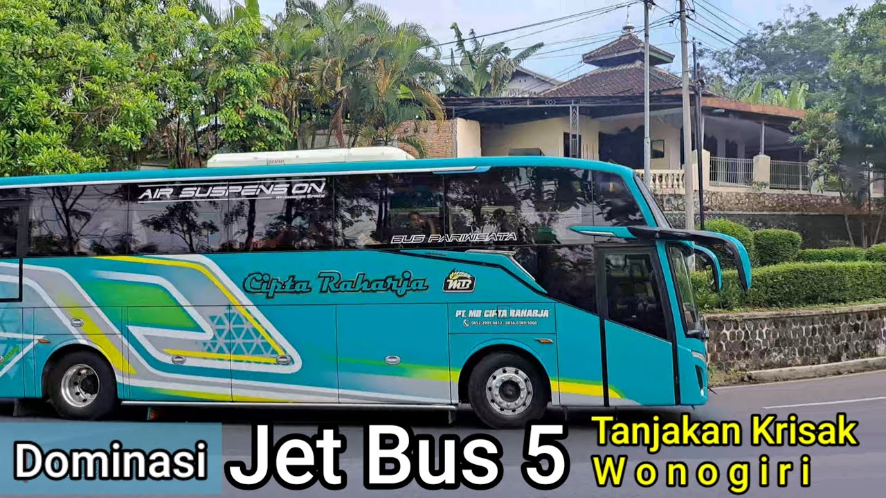 BUS Parwis Pagi Full JB 5 Tikungan  Krisak Wonogiri