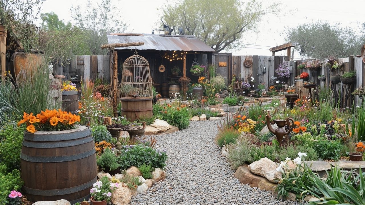 Creative Upcycled Rustic Garden Decor Ideas – Save Money & Go Green!
