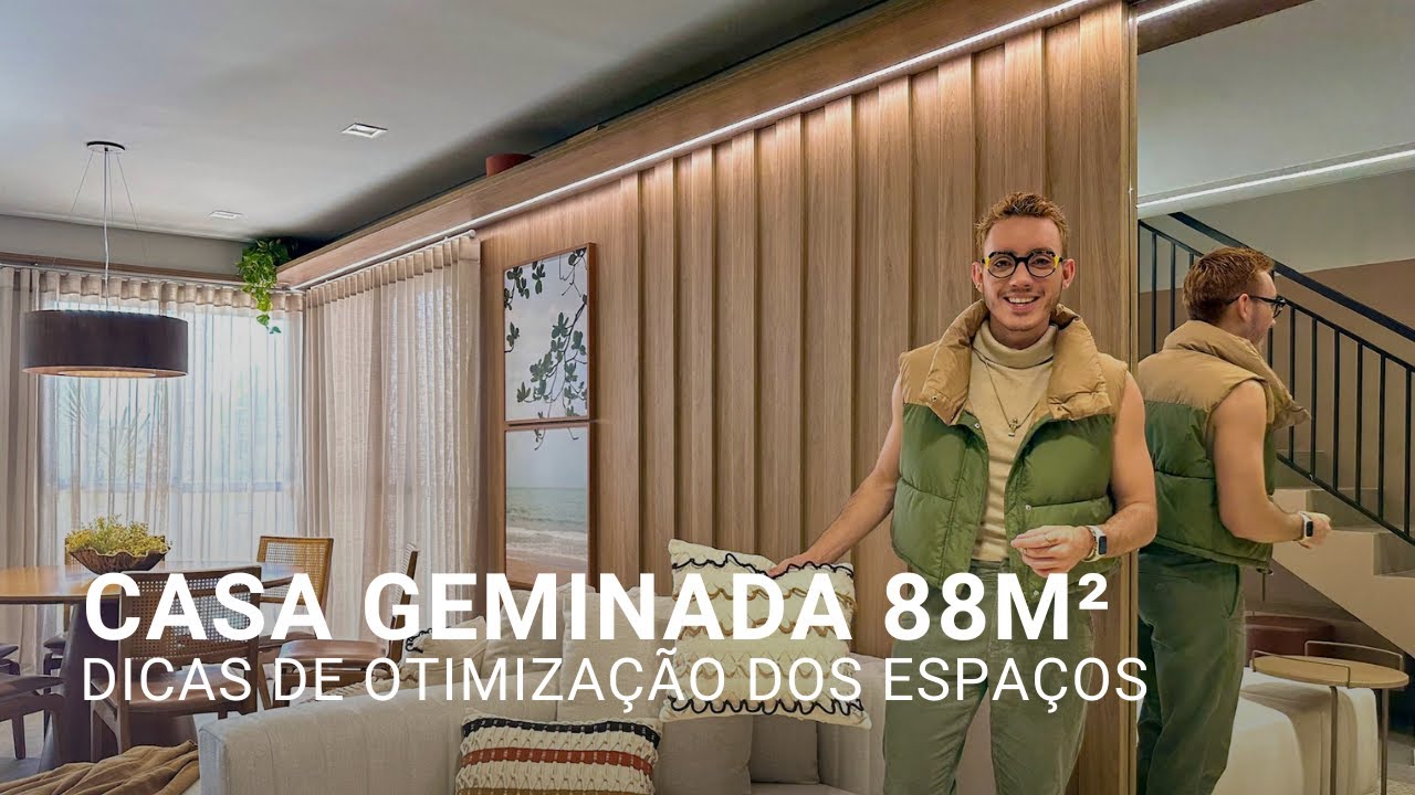 CASA GEMINADA 86 m&sup2; - dicas de otimiza&ccedil;&atilde;o dos espa&ccedil;os