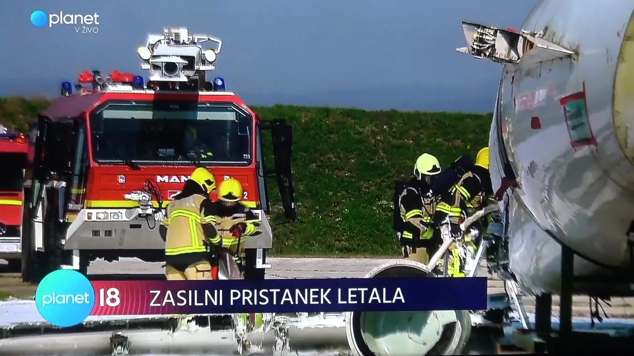 GASILSKO REŠEVALNA  VAJA  LETALIŠČE  CERKLJE OB KRKI    2022