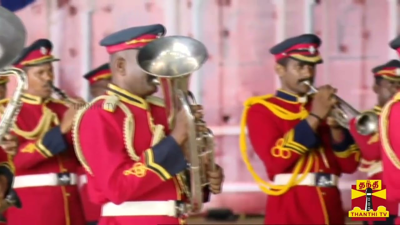MASS BAND DISPLAY OF TAMILNADU POLICE BAND IN CM MEDAL PARADE ON 27.05.2022.