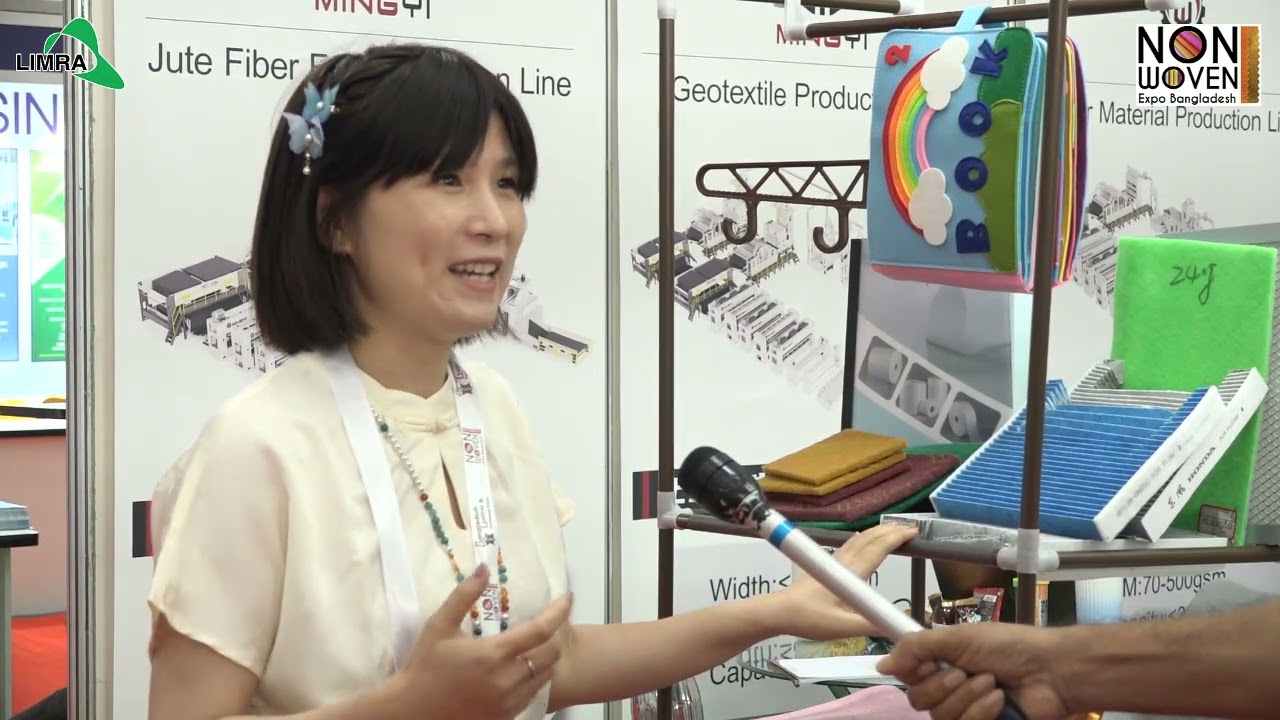 Joyce Huang, Sales Director | Changshu Mingyi Nonwoven Machinery Co., Ltd. |Nonwoven Expo Bangladesh