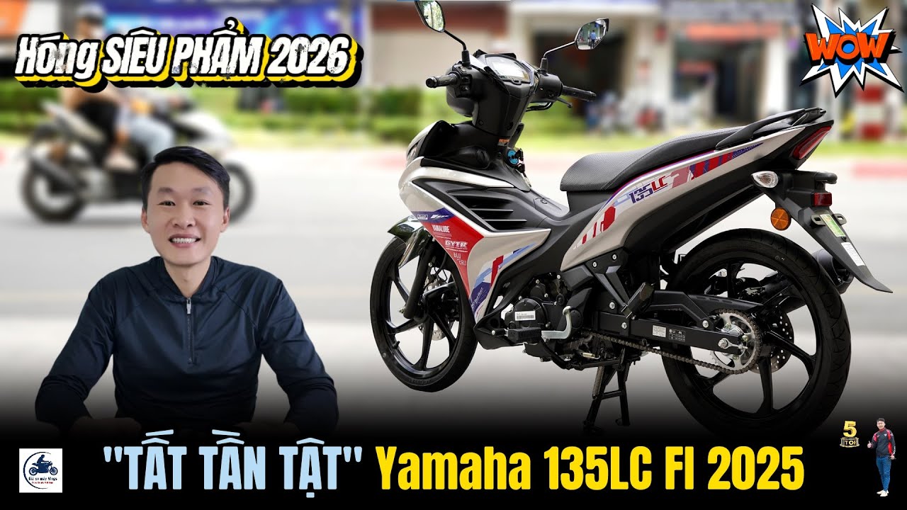 “CHIA SẺ” TẤT TẦN TẬT Yamaha 135LC FI 2025 nhập Malaysia▶ Hóng SIÊU PHẨM Yamaha 2026 🔴 TOP 5 ĐAM MÊ