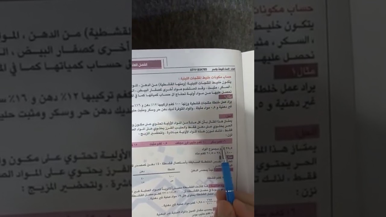 صناعة الالبان || المثلجات القشطية || القسم الزراعي || الست فليحة جاسم || محاضرة 2