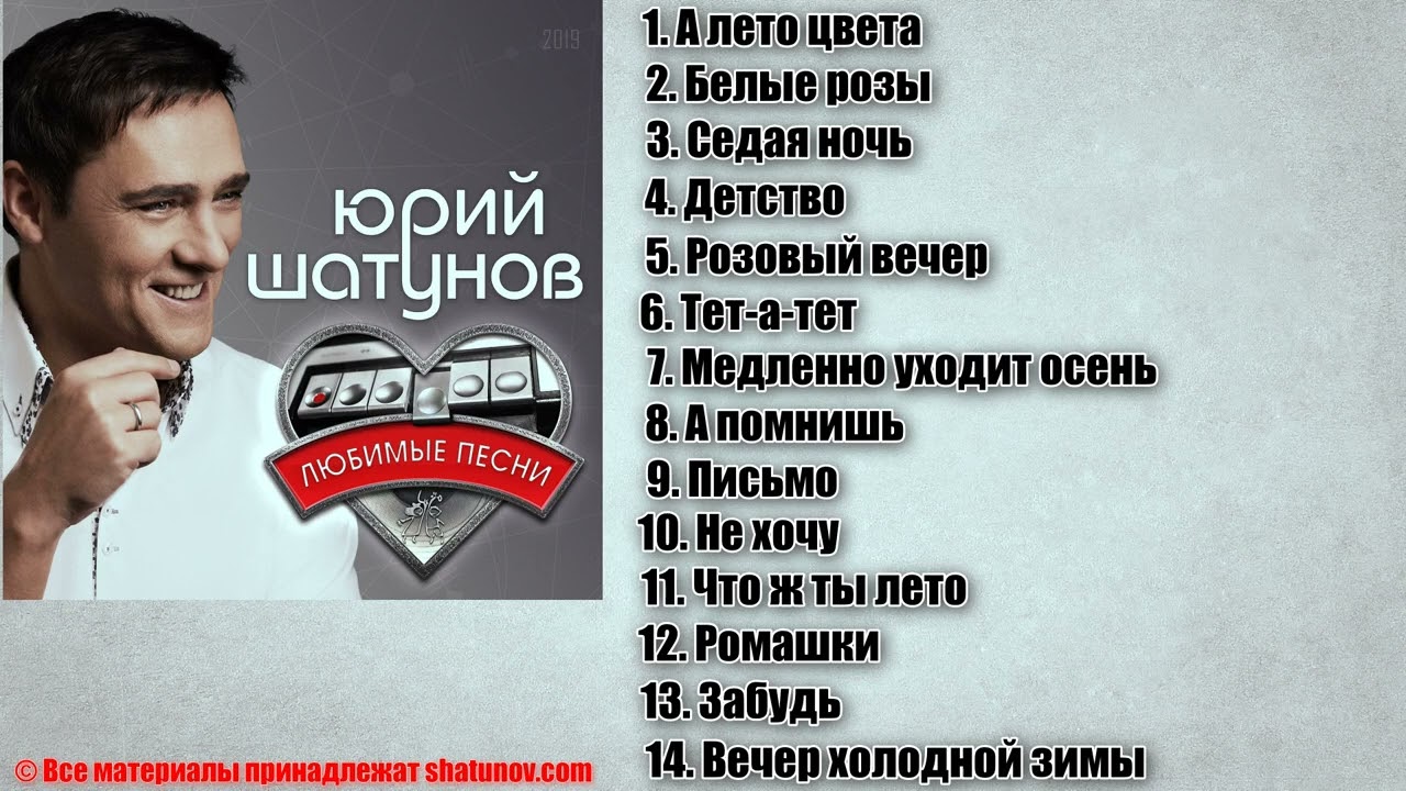 Юрий Шатунов - Лучшие Песни (Сборник-Альбом) 2025