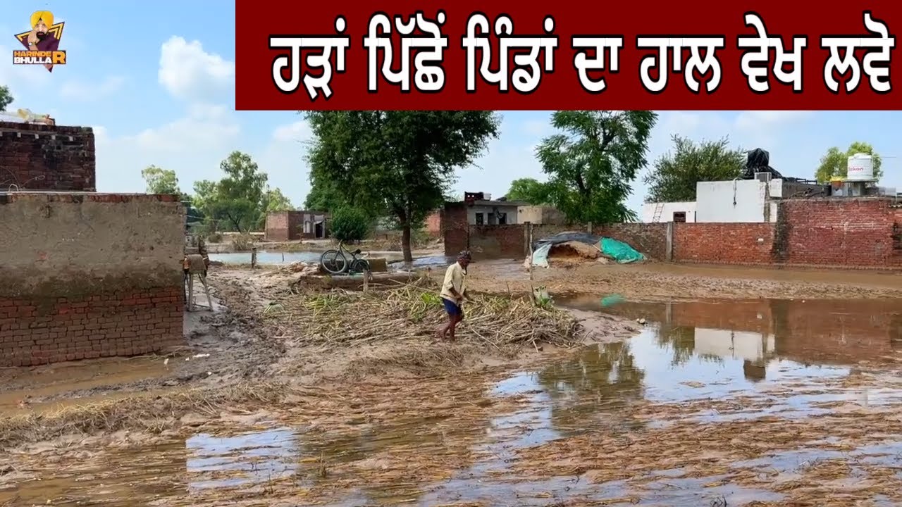 After Flood Situation & Problems in Punjab | A Punjabi Documentary | Harinder Bhullar Vlogs