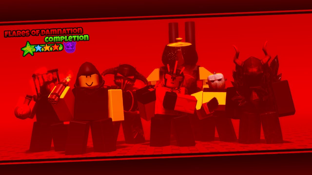 3-Star Flares of Damnation Completion | Roblox The Battle Bricks