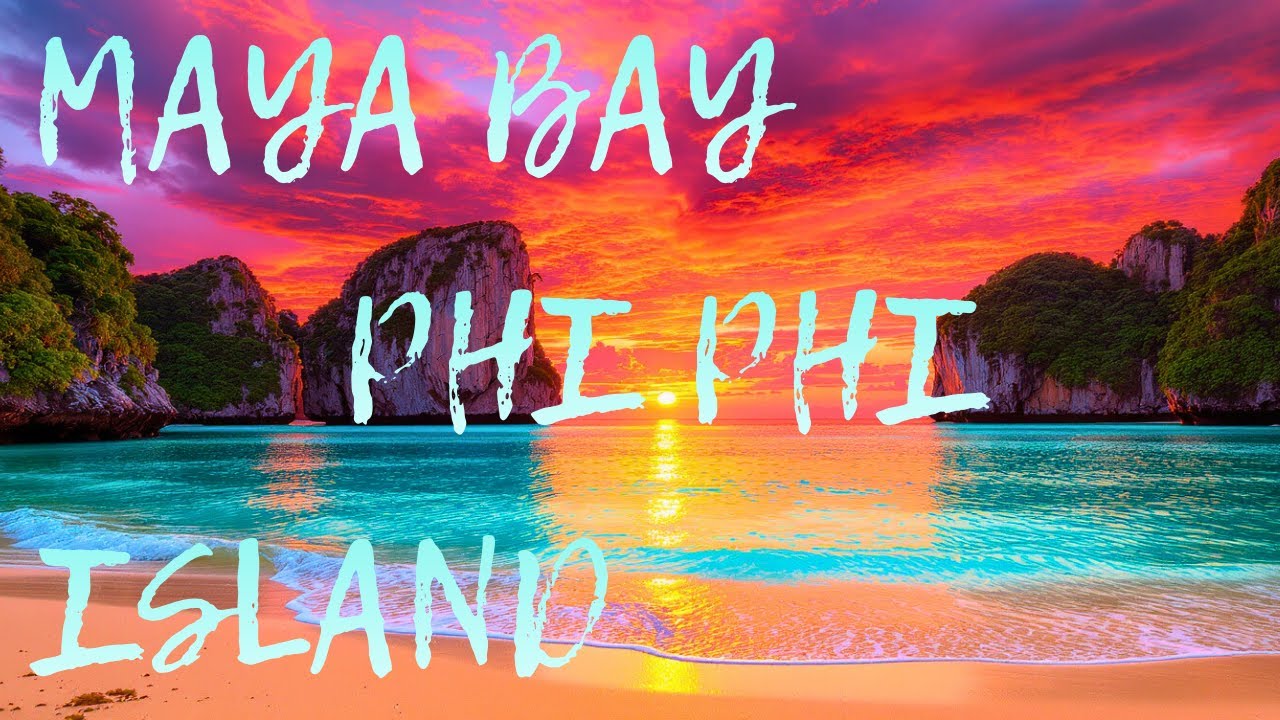 Phi Phi Maya Bay Island, Thailand 🇹🇭 4K HDR Walking Tour