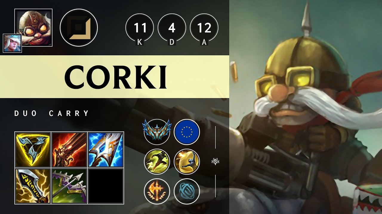 Corki ADC vs Miss Fortune - EUW Challenger Patch 25.S1.3