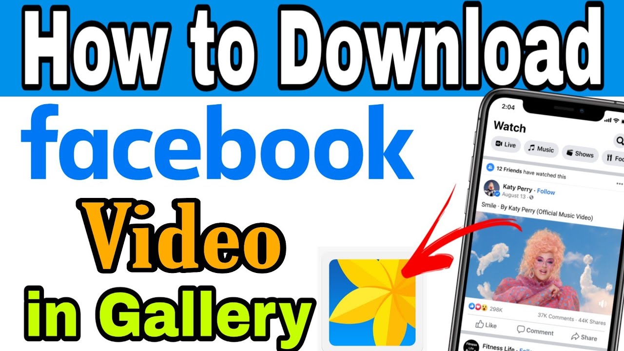 How to download facebook video in gallery | facebook video kaise download kare | Hindi
