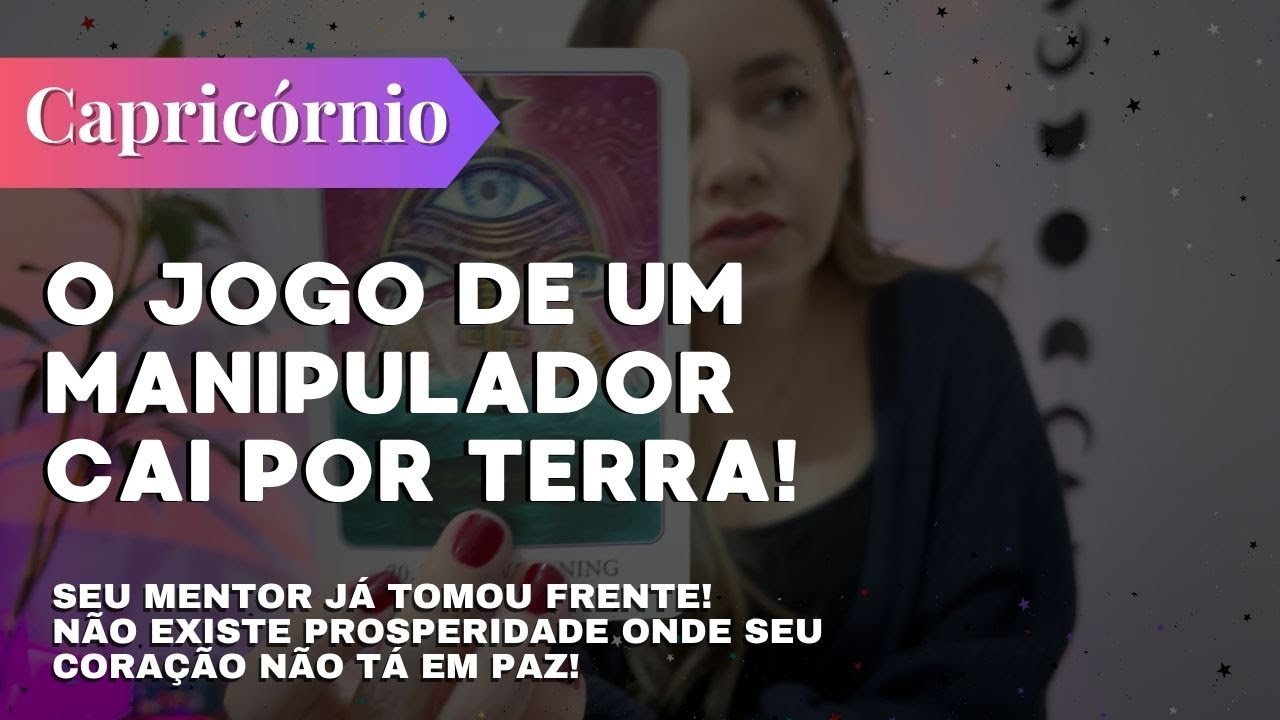 CAPRICÓRNIO✨O JOGO DE UM MANIPULADOR CAI POR TERRA! BEM VINDO AL ACERTO DE CONTAS🔥