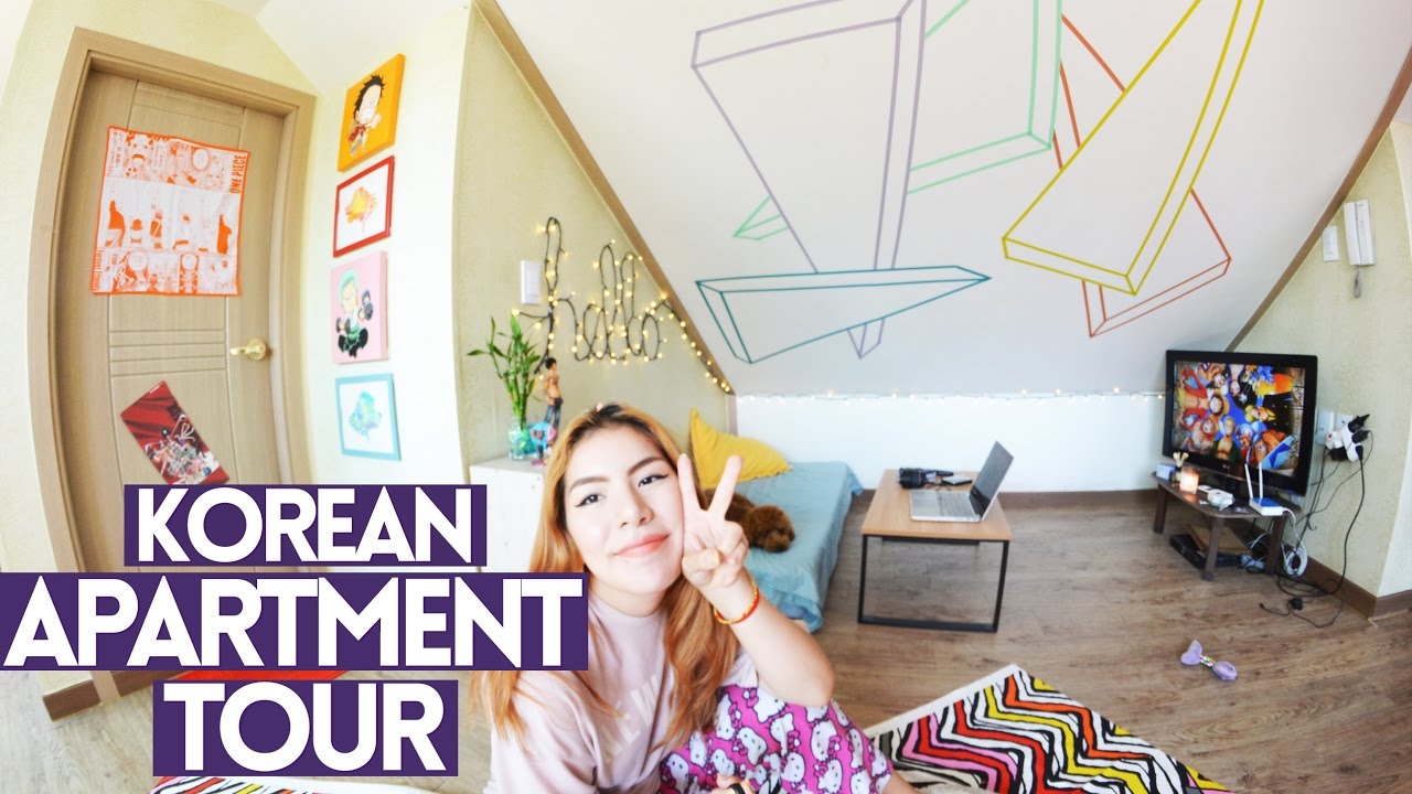 Huge Korean Apartment Tour ($437) | EPIK Teacher Apartment