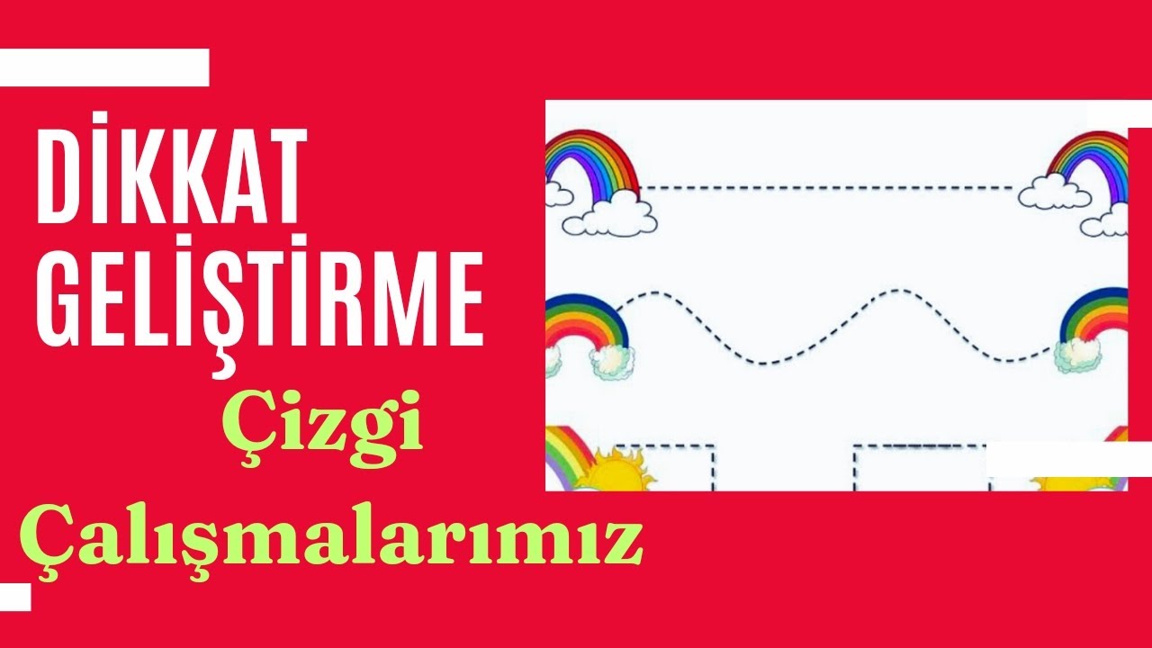 Çocuklarda Dikkat Geliştirme, Çizgi Çalışmalarımız #çocuketkinlikleri
