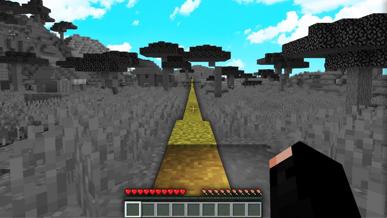 Minecraft, ale môžeme chodiť len v JEDNEJ LÍNII!